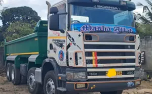 Scania Mende Tipper 114c 2008 White