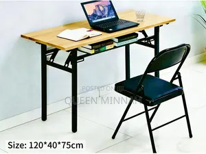 Folding Desk/Table With Chair