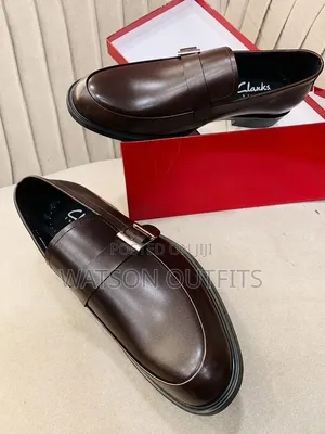 2 Colours Clarks Brand Men's Leather Footwears or Shoes Nice Design