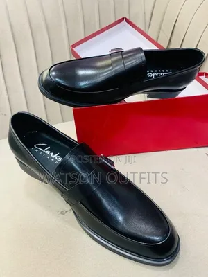 2 Colours Clarks Brand Men's Leather Footwears or Shoes Nice Design