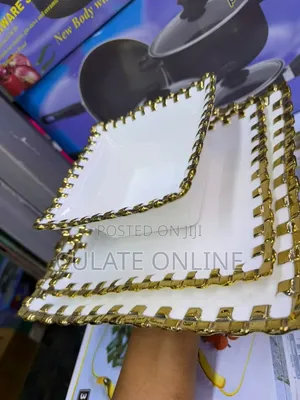 18pcs Gold Dinner Set