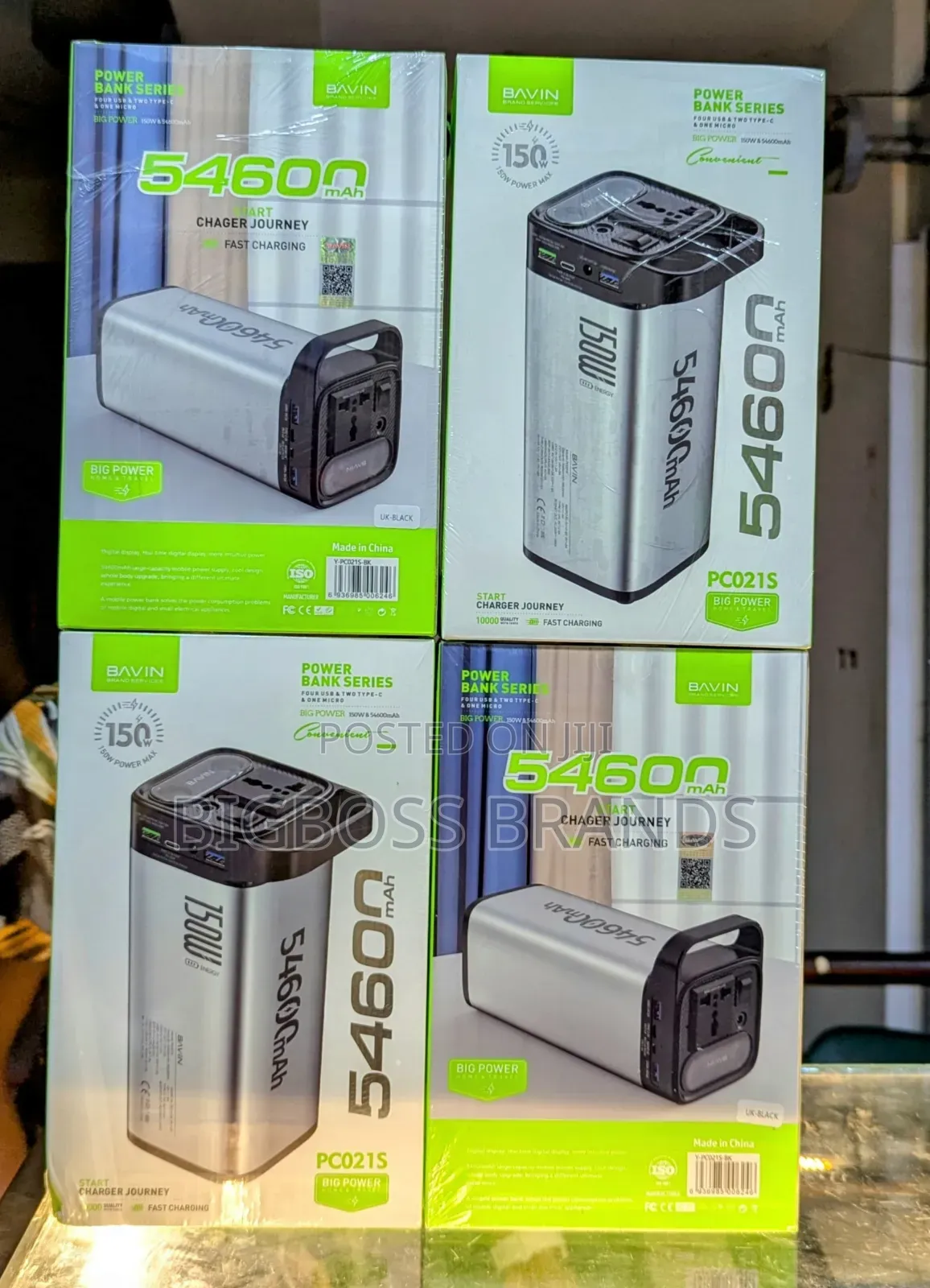 Bavin Power Bank 54600 Mah Inachaji Laptop, Inawasha TV, Inawasha Fan