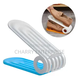 Shoe Slots Organizer
 2 Pieces Zinakaa Mbili Kwenye Package