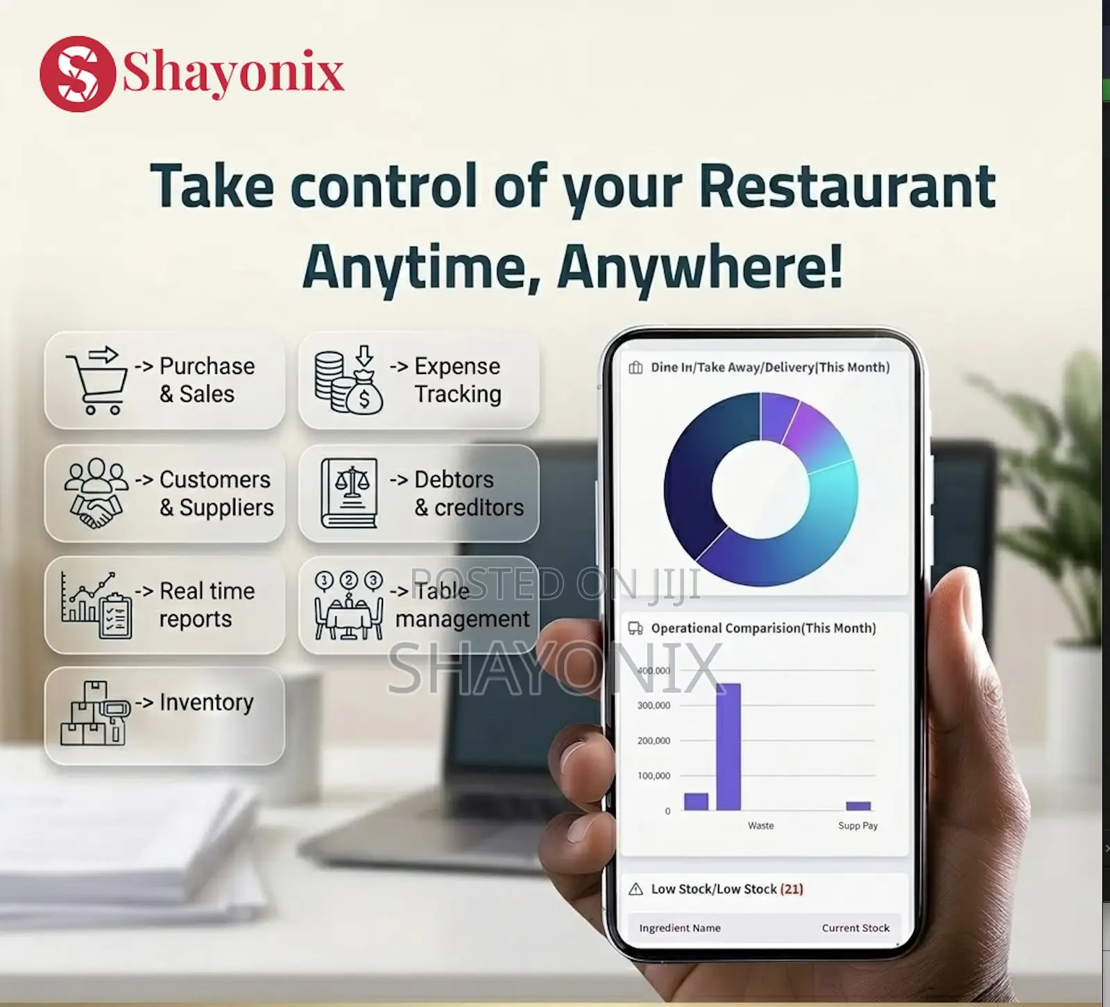Shayonix Restaurant Software