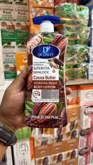 DR. Davey Supervita Skinlock Cocoa Butter – Losheni Ya Ngozi Laini