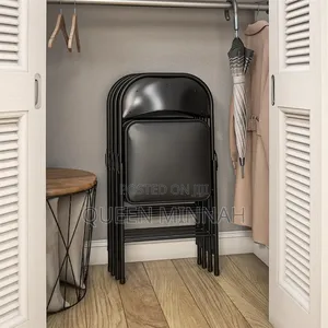 Heavy-Duty Folding Chairs With Padded Seats