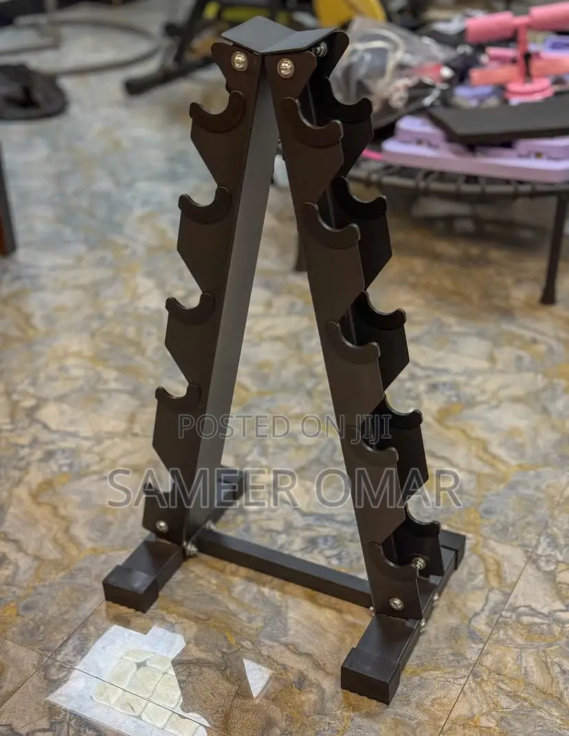5 Pairs Dumbbells Rack