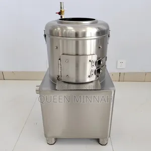 Commercial Electric Potato Peeler / Root Vegetable Peeling Machin 10L