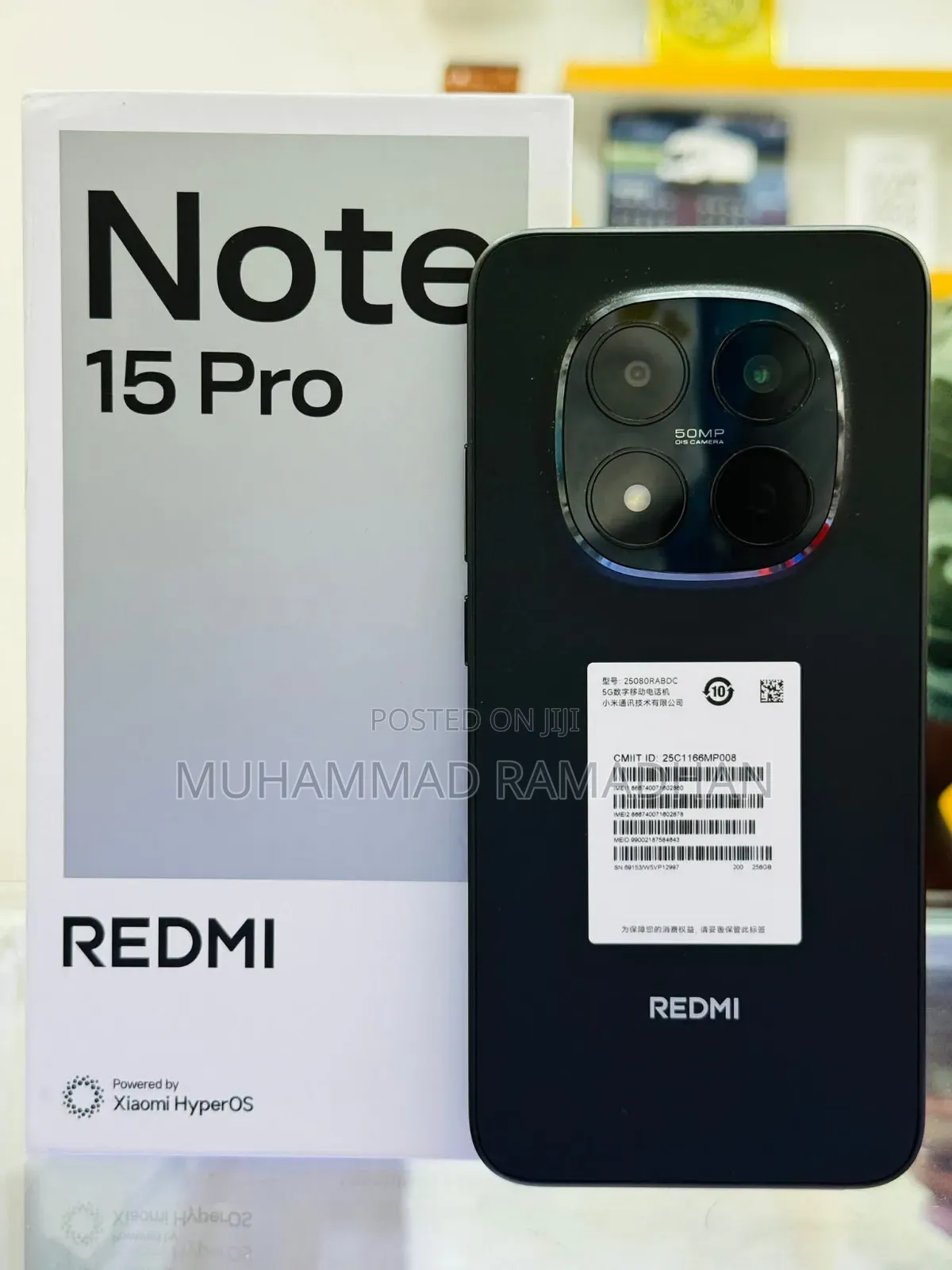 New Xiaomi Redmi Note 15 Pro 256 GB Black