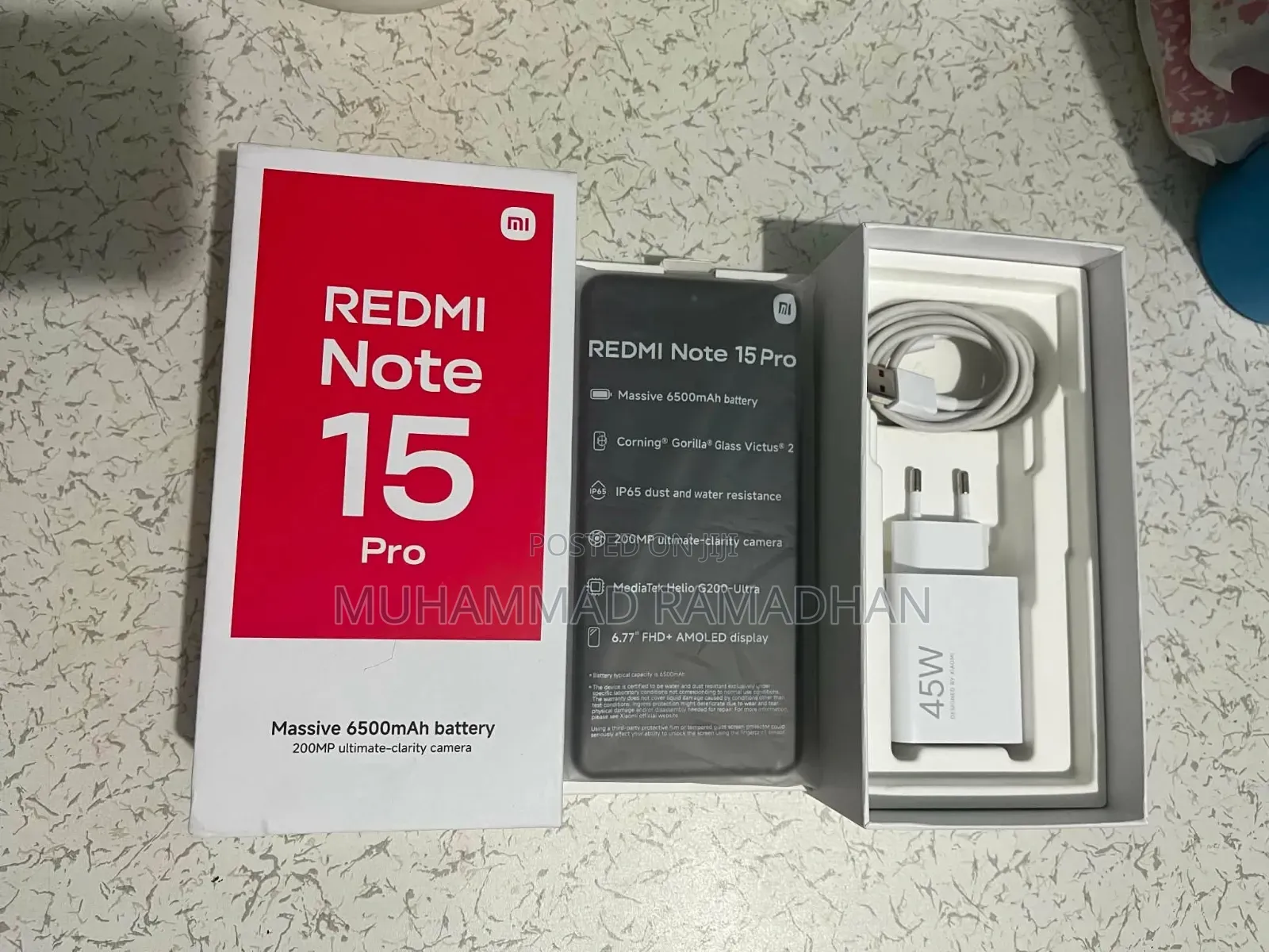 New Xiaomi Redmi Note 15 Pro 256 GB Black