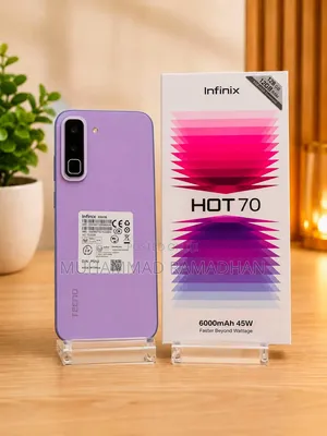New Infinix Hot 70 128 GB Purple