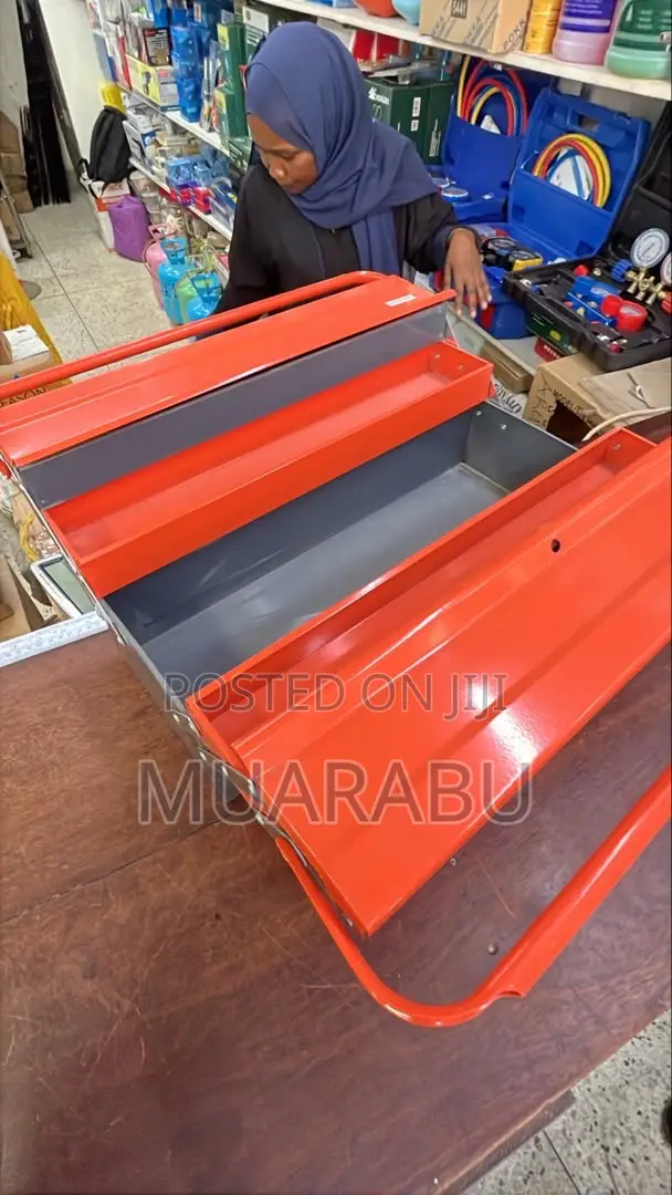 Metal Tool Box Empty
