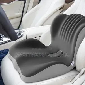 Memory Foam Seat Cushion, Ergonomic Backrest, Non-Slip Soft