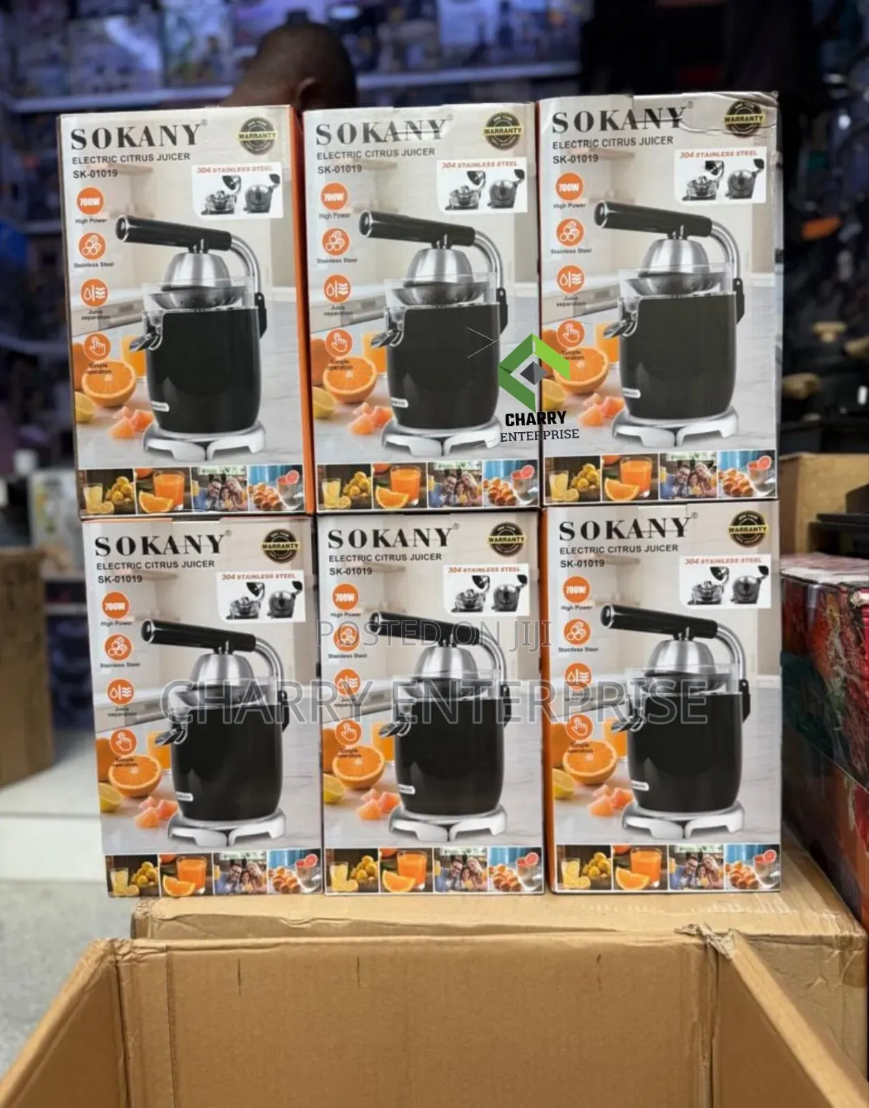 SOKANY Electric Citrus Juicer for Orange, Lemon Etc Kwa Machungwa n.k