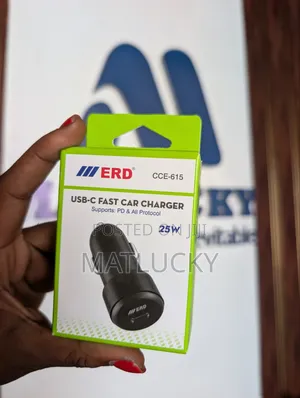 Erd Cce USB-C Fast Car Charger