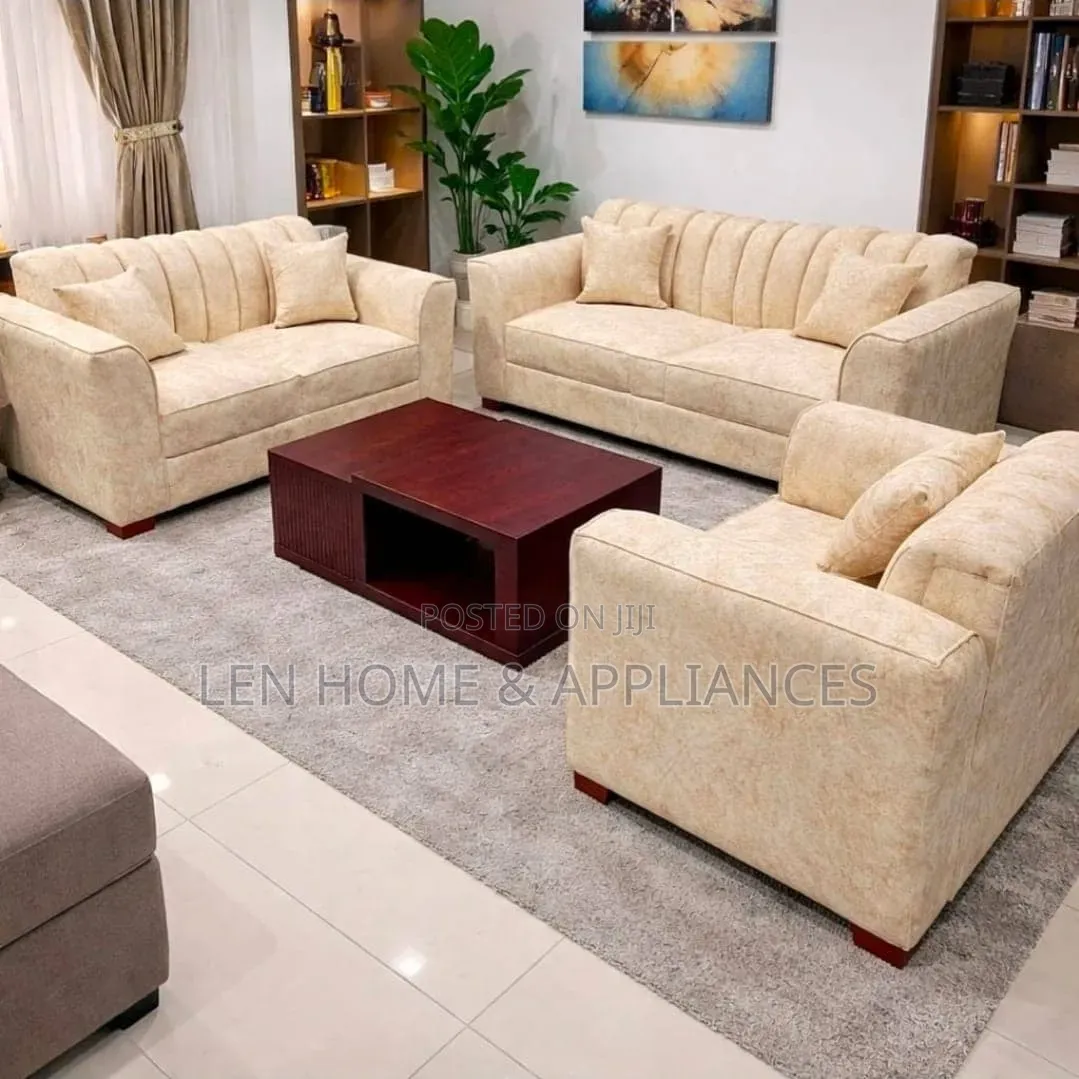 Sofa Set 3:2:1 High Quality Color Cream