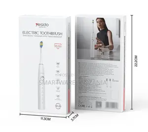 Yesido Sonic Electric Toothbrush With IPX7 Waterproof Rating, 2 Heads