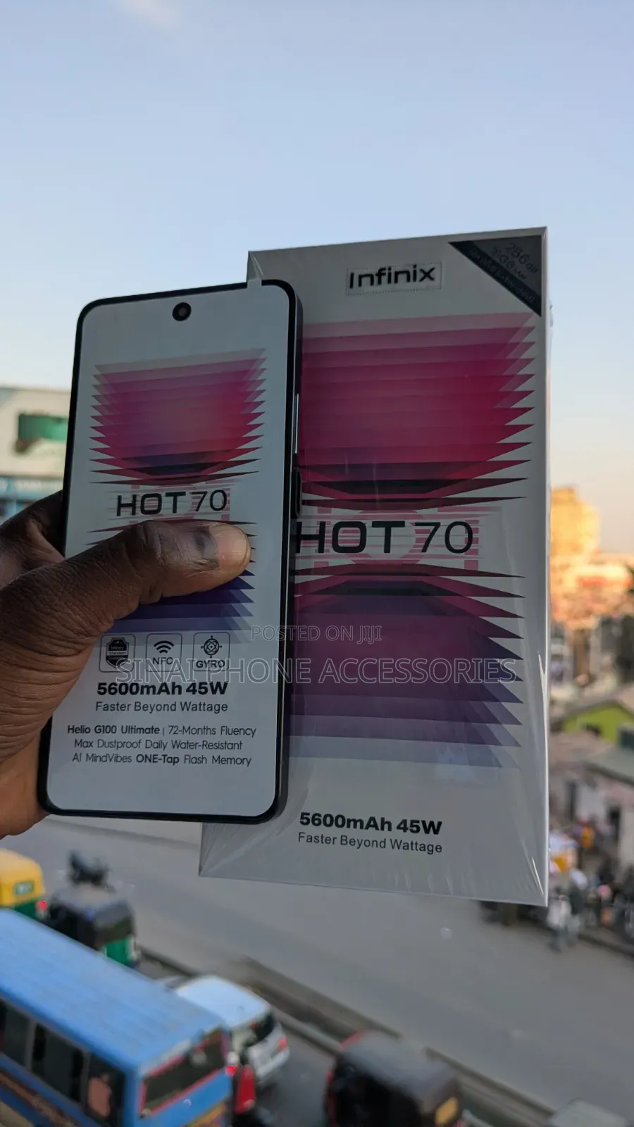 New Infinix Hot 70 256 GB Black