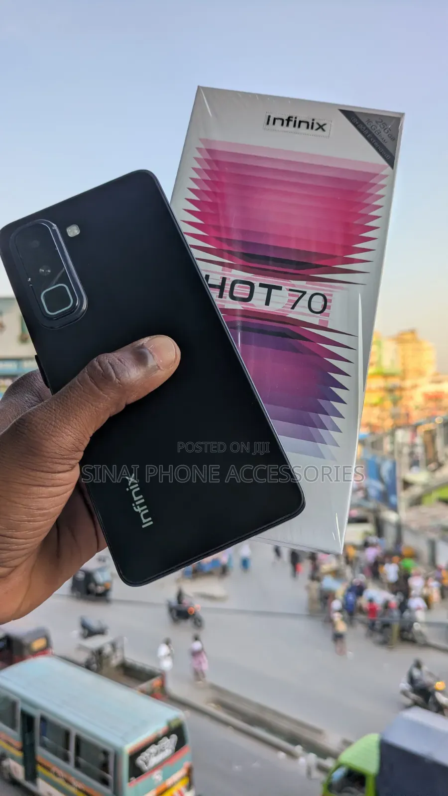 New Infinix Hot 70 256 GB Black