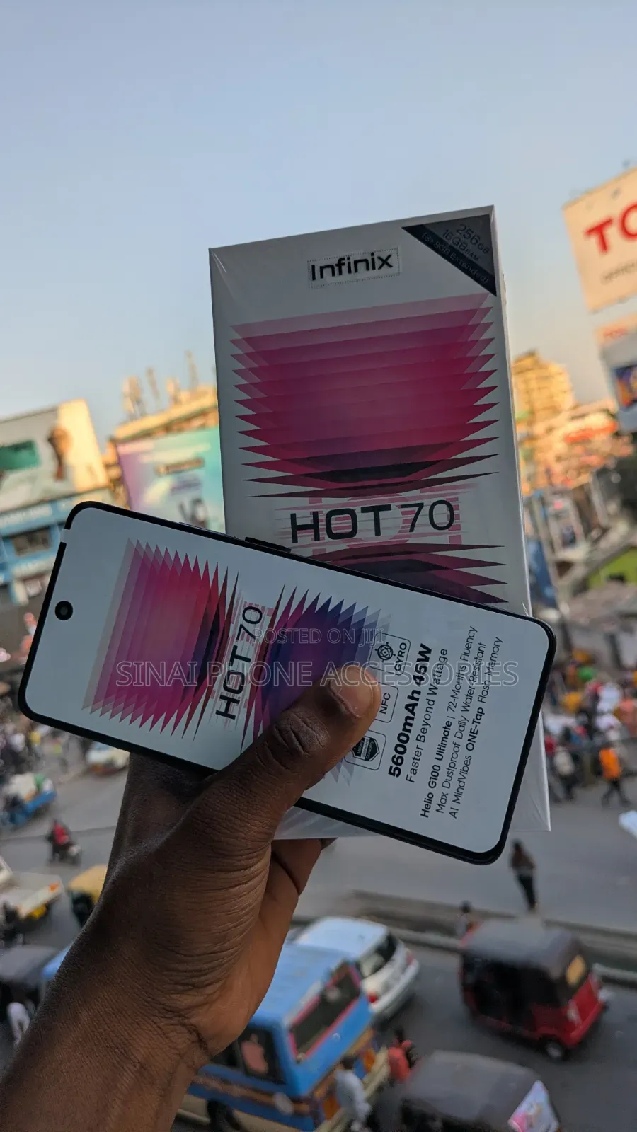 New Infinix Hot 70 256 GB Black