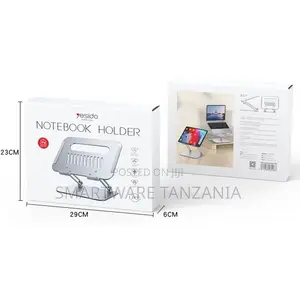 Yesido Adjustable Laptop Stand With Aluminum Construction, 29cm X 23cm