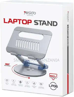 Yesido Laptop Stand With 360-Degree Rotation Aluminum Alloy, 30kg Load