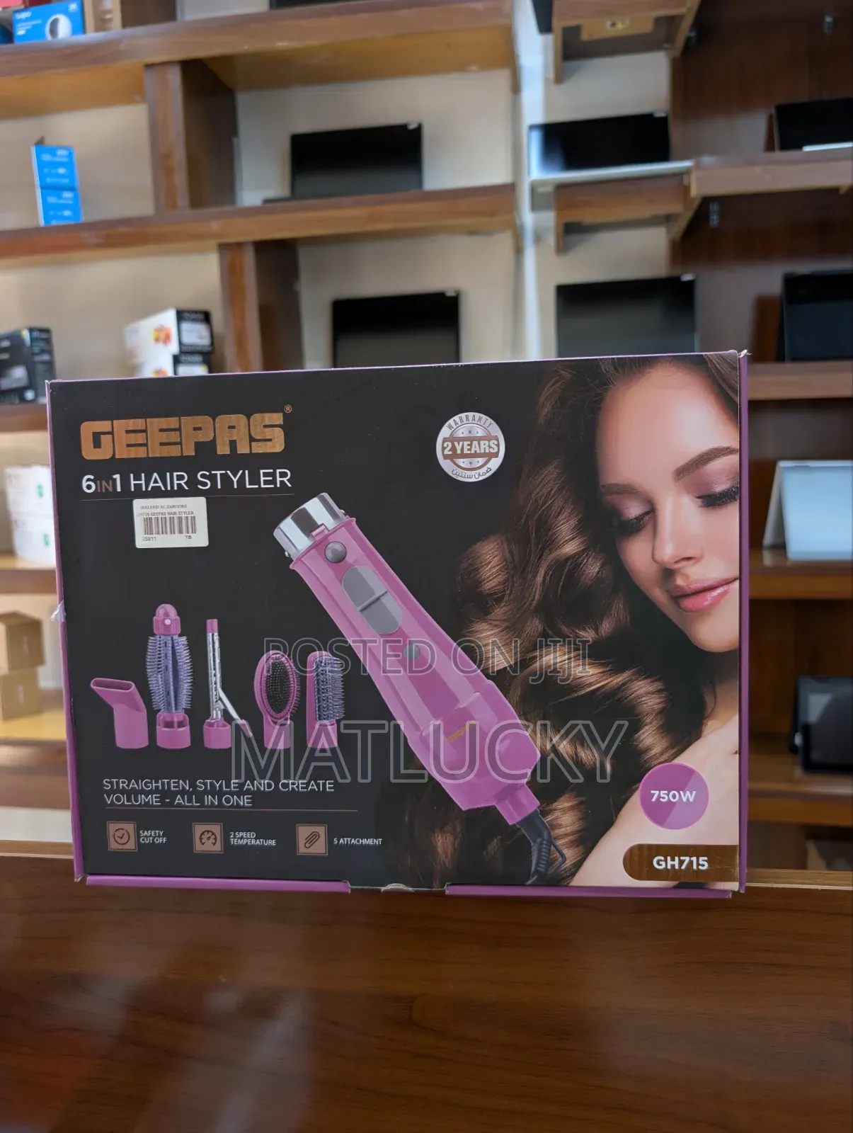 Geepas 6 in 1 Hair Styler