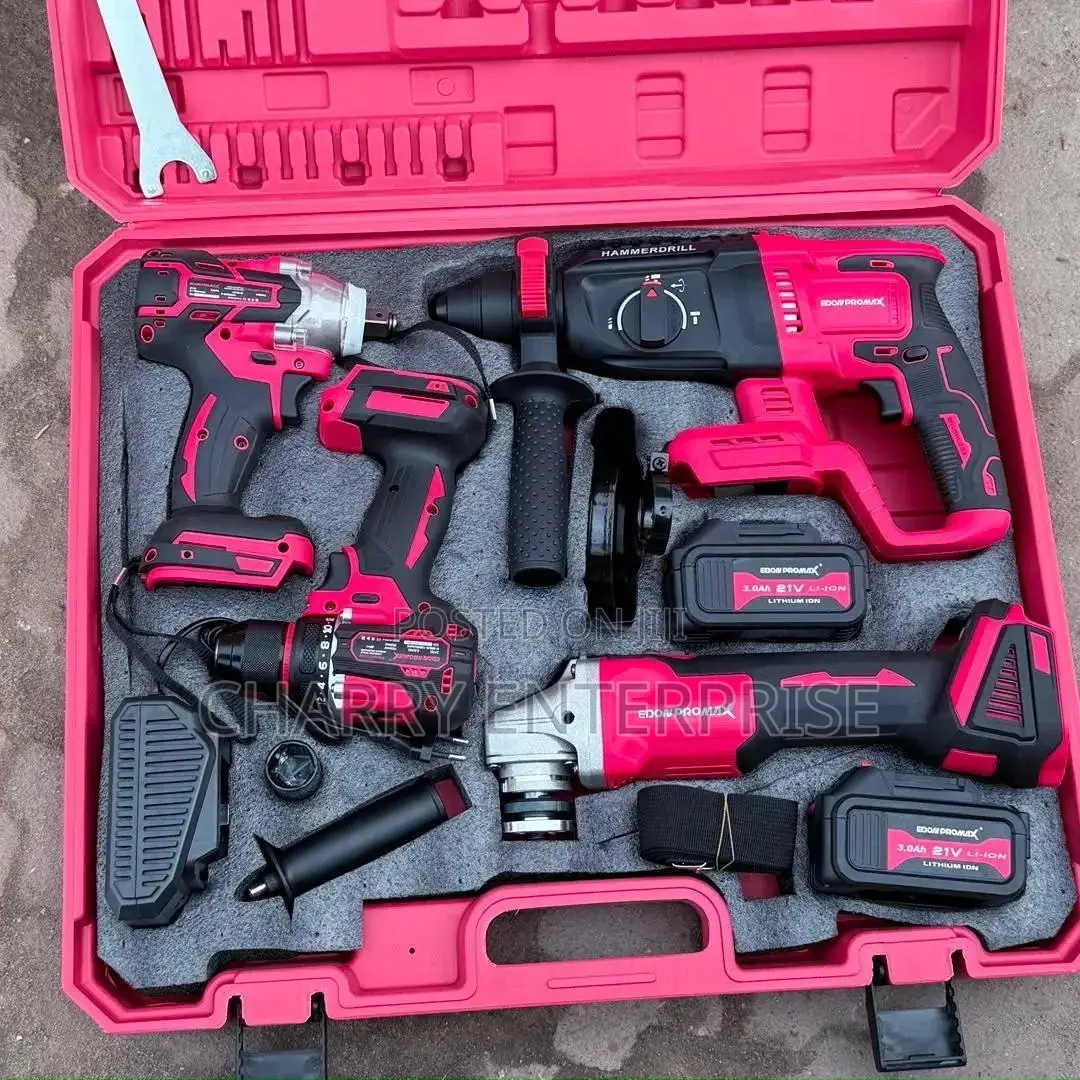 4-in-1 Edon ProMax Cordless Combo Kit Tool Set Rechargeable