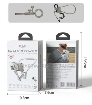 Yesido Magnetic Neck Mount for Action Cameras and Smartphones