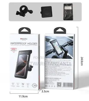 Yesido Waterproof Bicycle Phone Holder Mount With 360-Degree Rotation
