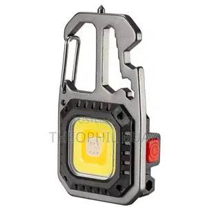 Cob Rechargeable Keychain Type-C Charging, 6 Lighting Modes