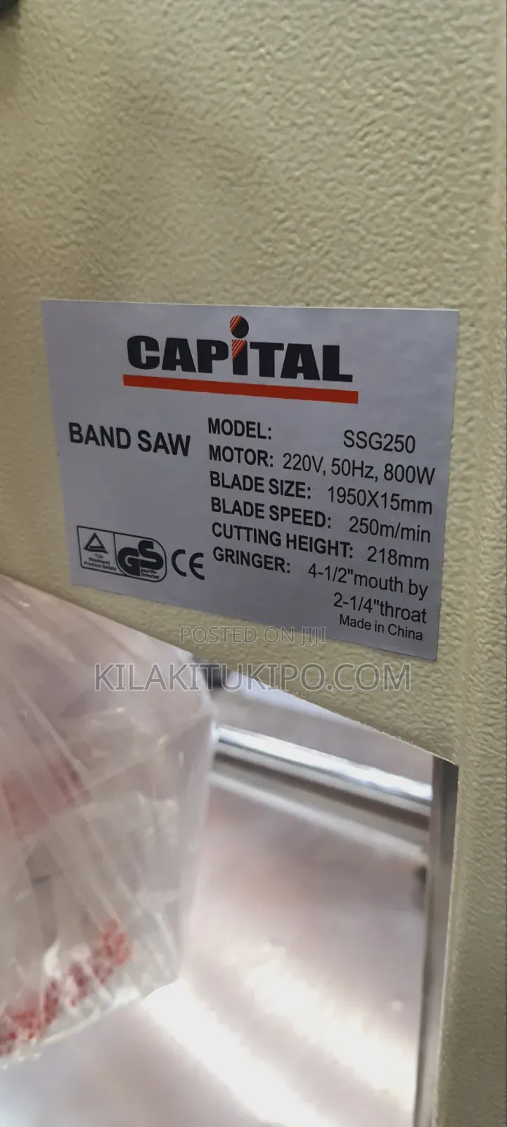 Capital 800w Band/Bone Saw Machine