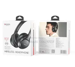 Yesido EP09 Wireless Headphones Bluetooth 5.4, ANC, Hi-Fi Sound, Black