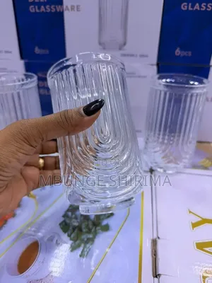 Glass Tumbler Set 6 PCS – Elegant Drinking Glasses