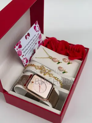 Apple Watch and Ladies Set for Girlfriends Day Rose Gold