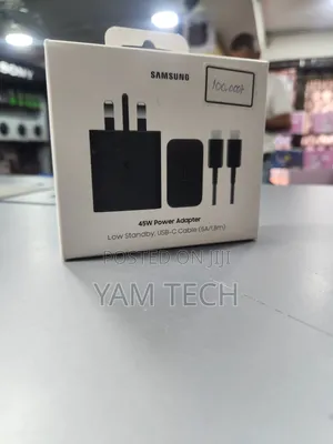 Samsung 45w Power Adapter Low Standby USB-c Cable (5a/1.8m)