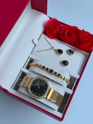 Guess Ladies Set for Girlfriends Day Gift Gold and Black