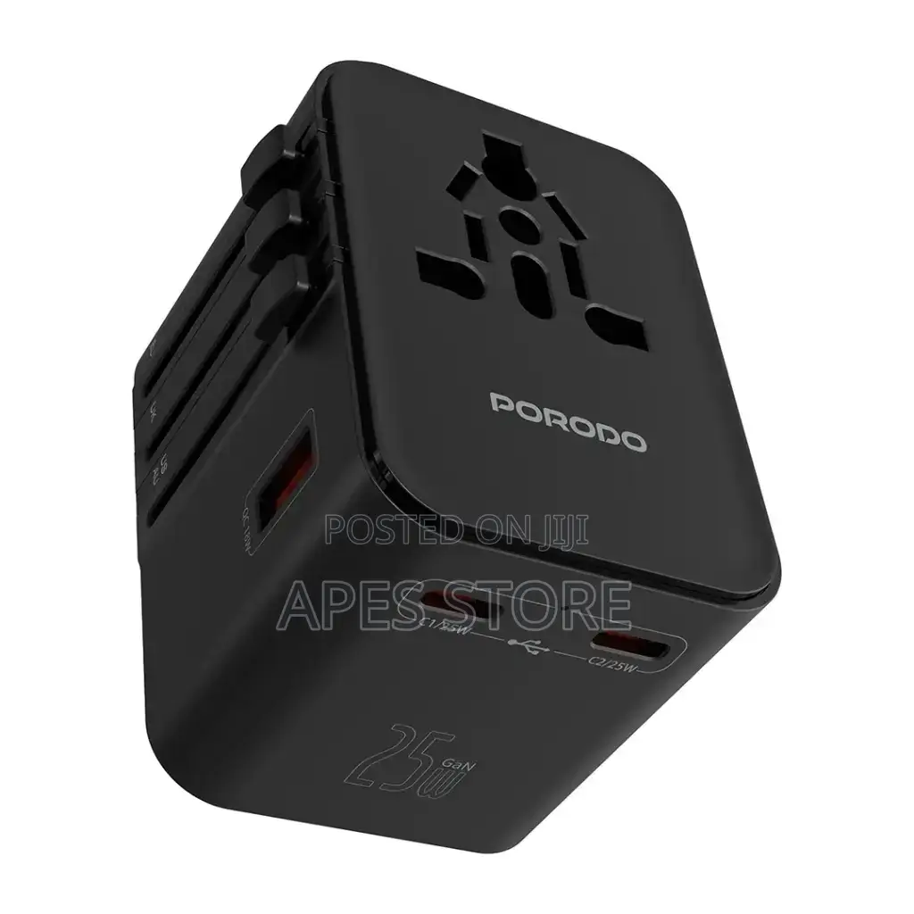 Porodo Universal Travel Adapter