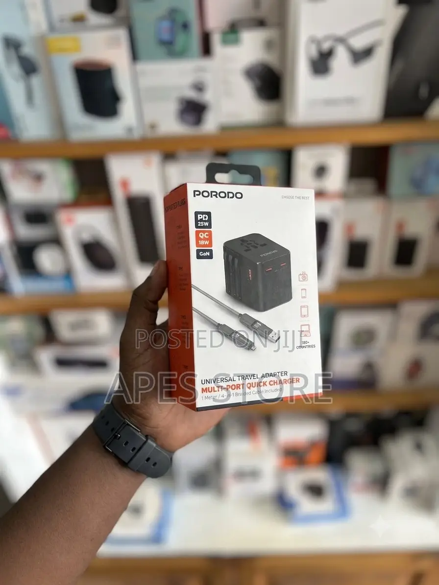 Porodo Universal Travel Adapter