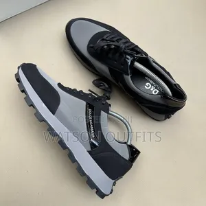 3 Colours Dolce Gabbana Brand Men's Leather Shoes or Sneakers