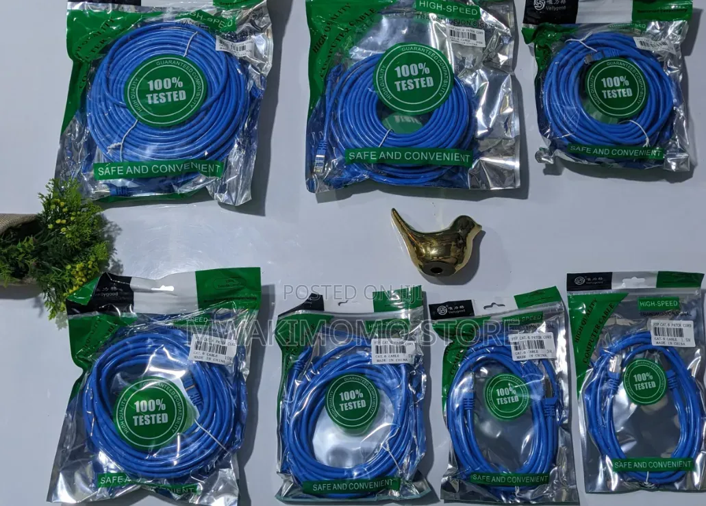 FTP CAT.6 PATCH CORD 1.5M for Higher Speed Network Connection