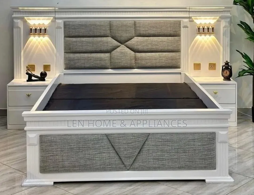 Bed Sofa 5/6 Color Grey and White
