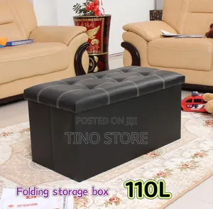 Folding Storage Ottoman (110l)