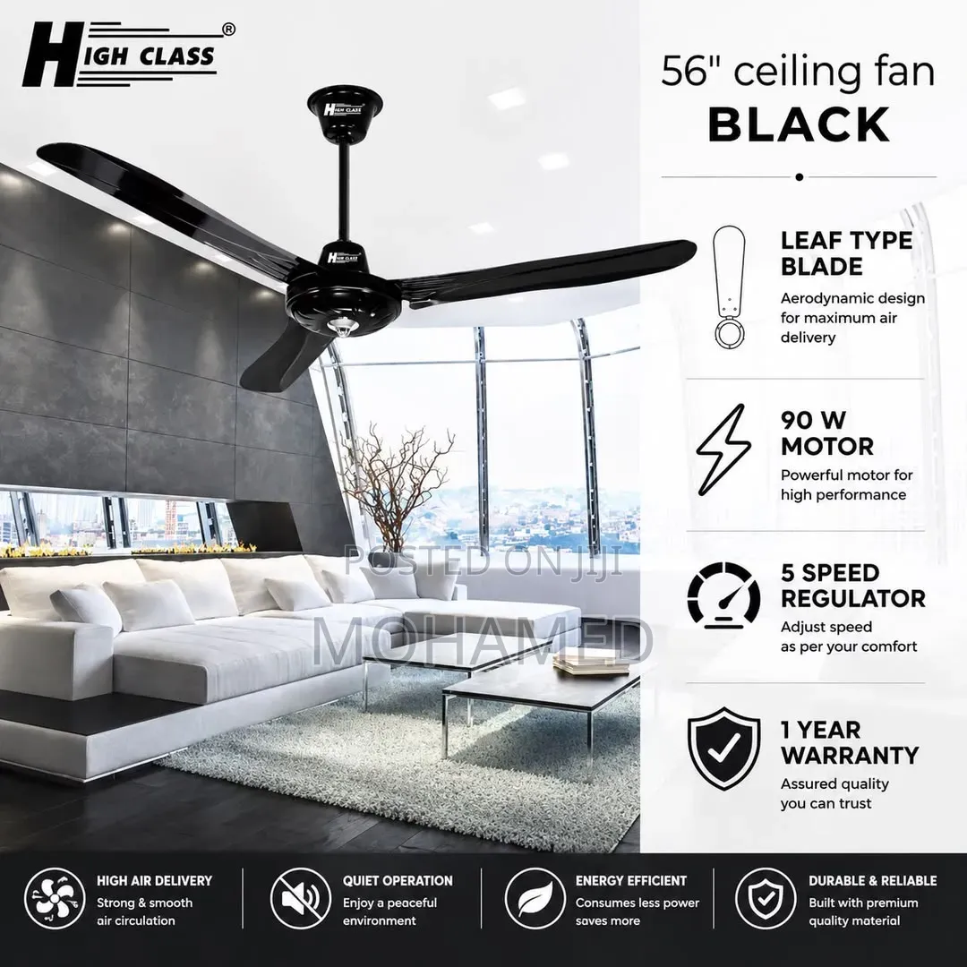  Highclass Premium Pangaboi 
 56" Black