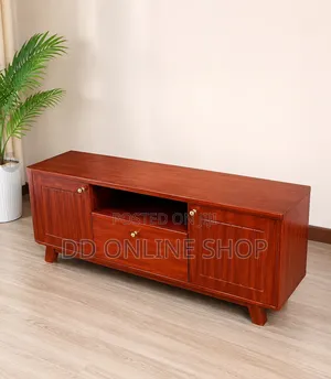 Mid-Century Modern Wooden TV Stand ( TV SHOWCASE )