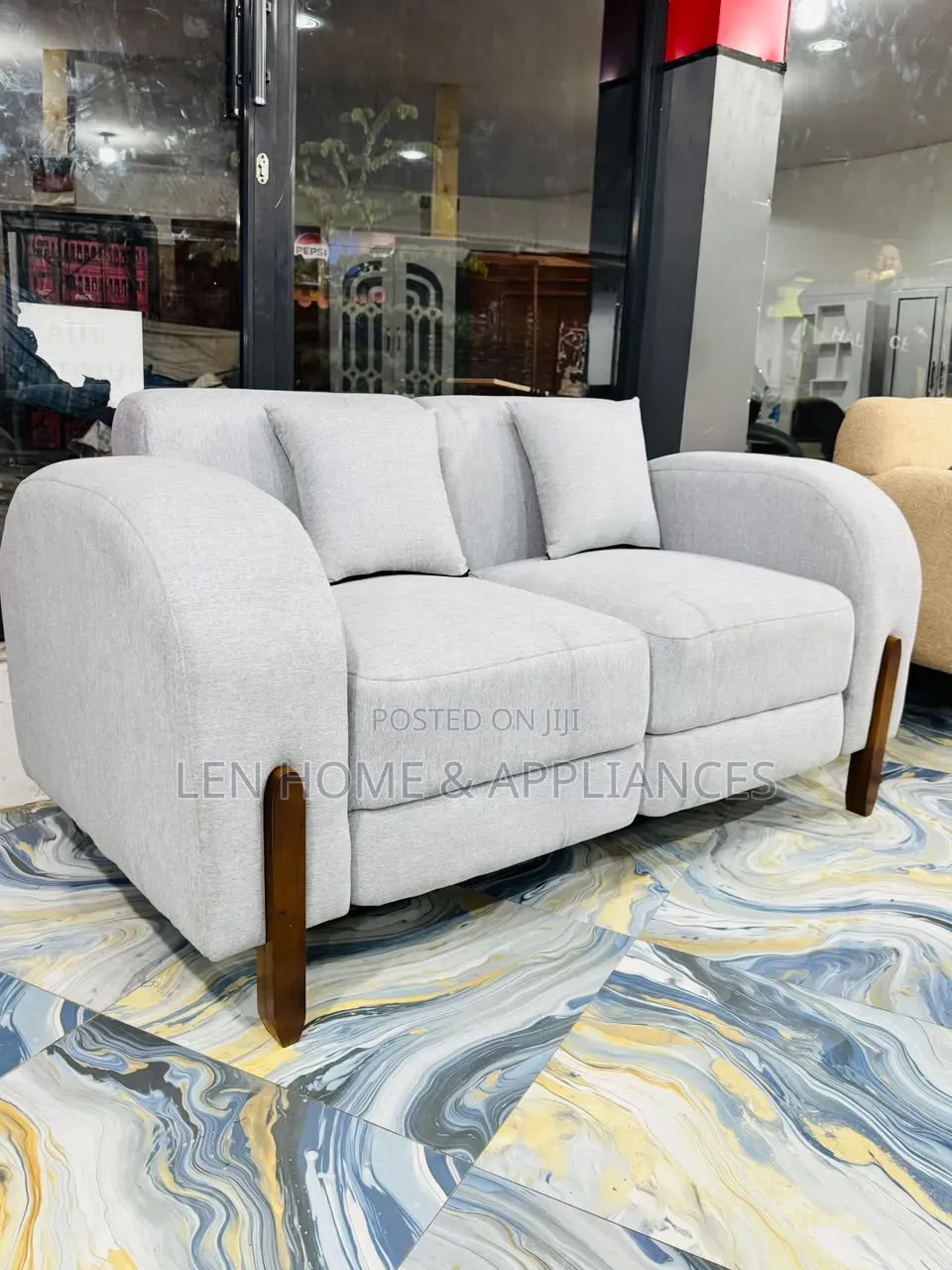 Sofa Fiber Na Spring Color Grey