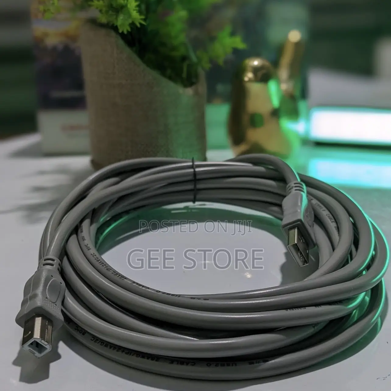 Printer Cable Grey Coloured 10metres