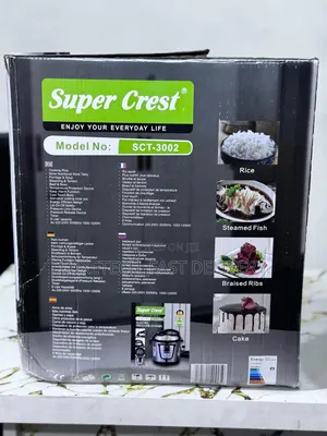 Super Crest 6L Digital Electric Pressure Cooker (Multi-Functional)
