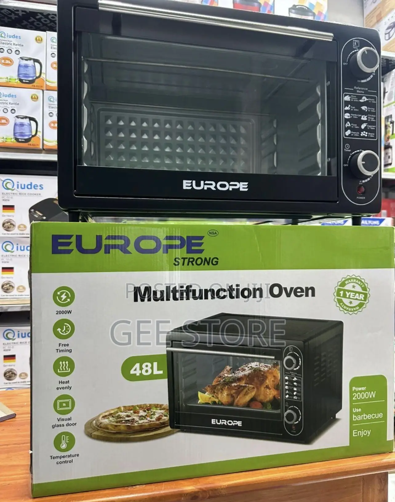 Europe Strong Multifunction Oven 48litres