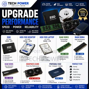 PC Performance Upgrade | SSD HDD RAM Graphics Card Installation